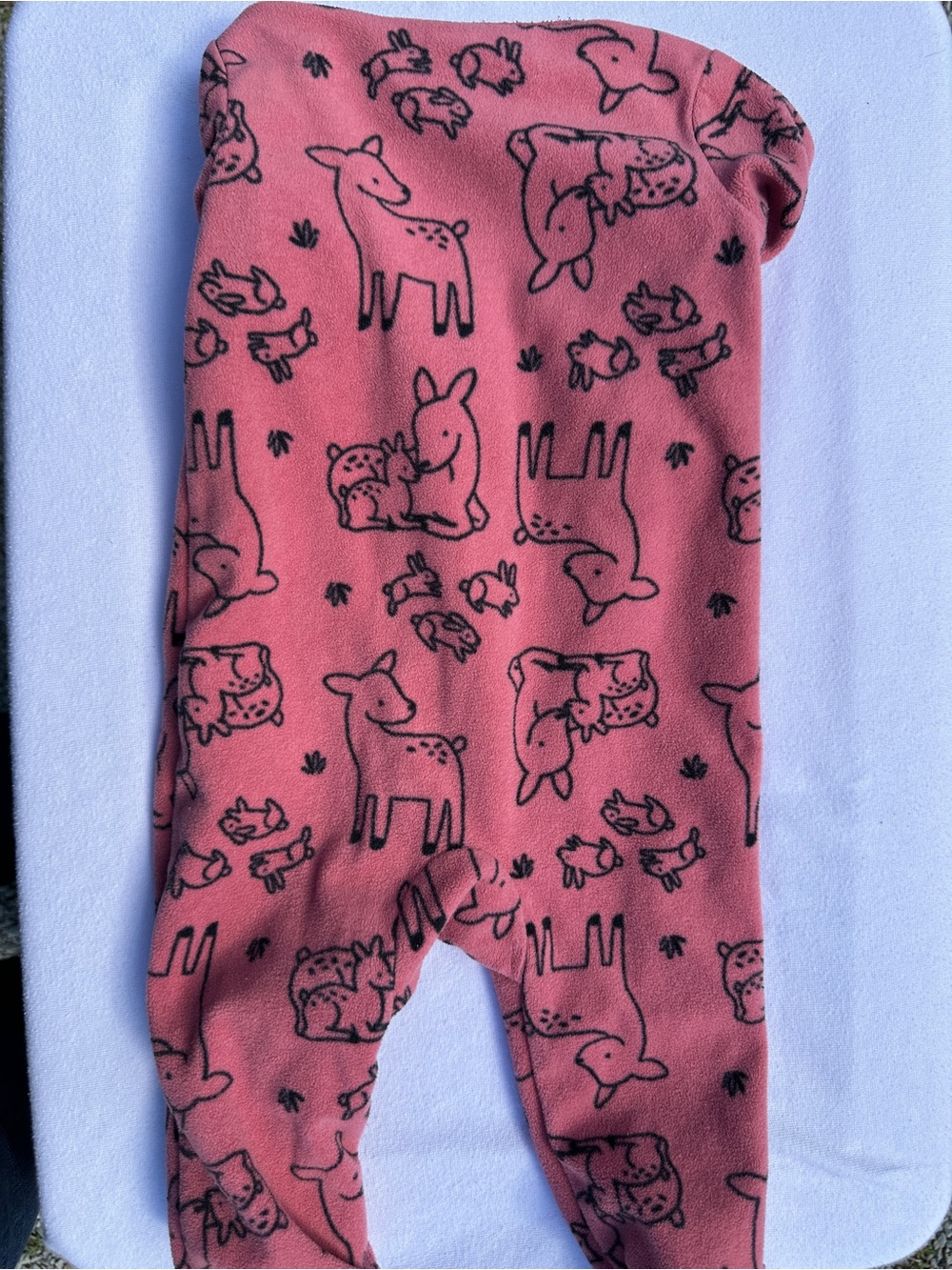 Carter's Pink, Coral & White Baby One-Piece Trio, Halloween shirt and pants (38) - Picture 4 of 10